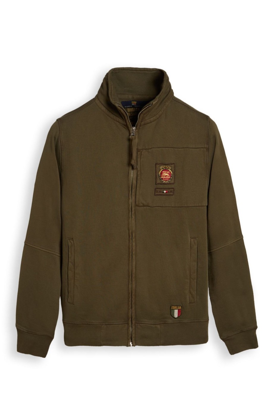 Uomo Marina Militare Sportswear | Felpa Aperta